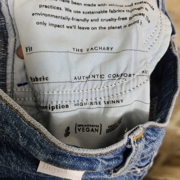 Boyish 24 The Zachary High Rise Skinny Starfight Jeans - Picture 11 of 13